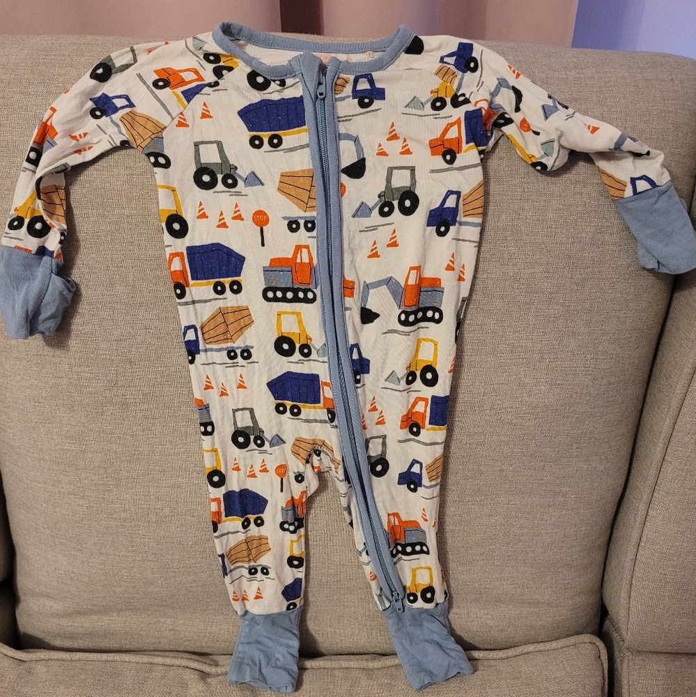 Little Sleepies Construction zippy 0-3 months
